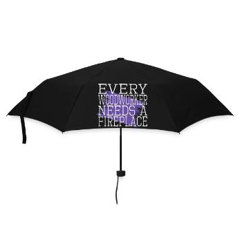 Carpenter Girl Tshirts Forester Arboristes Fun - Parapluie standard - noir - Devant