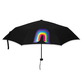 rainbow sweet - Regenschirm (klein) - Schwarz - Vorne