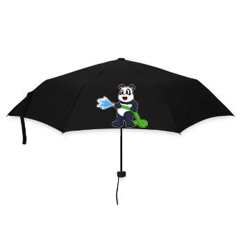 Panda Firefighter Fire Hose Fire Hose Fire Brigade - Parapluie standard - noir - Devant