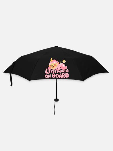 Small Monster Motif - Umbrella (small) - black