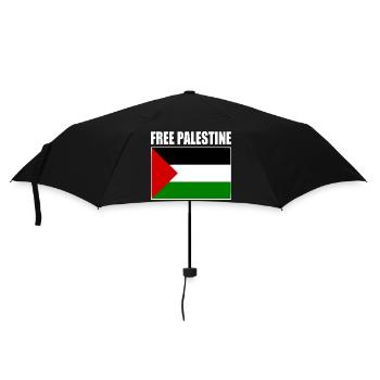 Free palestine - Umbrella (small) - black - Front