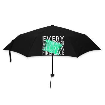 Carpenter Jokes Tshirts Present Idea - Umbrella (small) - black - Front