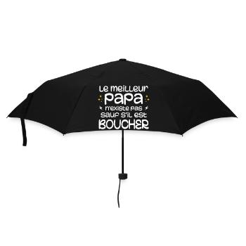 Le Meilleur Papa Nexiste Pas Sauf S'il Est Boucher - Parapluie standard - noir - Devant