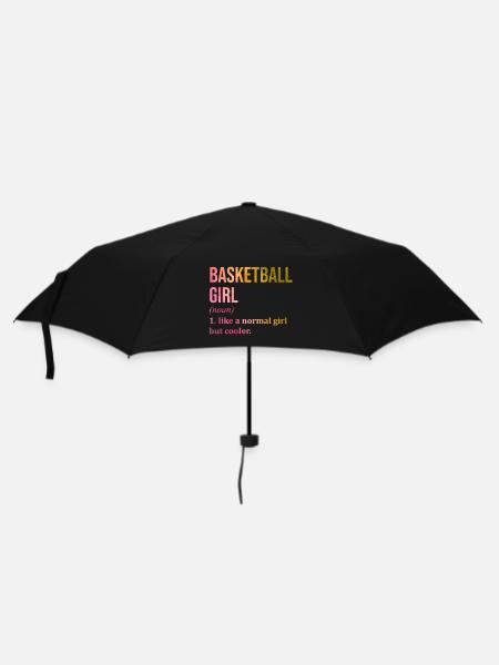 Basketball Basketball Basketball - Regenschirm (klein) - Schwarz