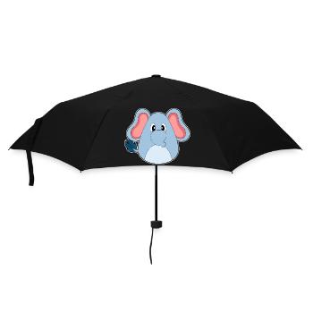 Elefant Ostern Osterei - Regenschirm (klein) - Schwarz - Vorne
