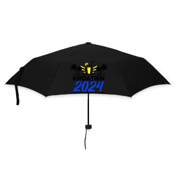 kroatien 2024 - Regenschirm (klein) - Schwarz - Vorne
