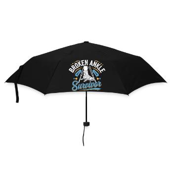 Broken Ankle Survivor 4 - Regenschirm (klein) - Schwarz - Vorne