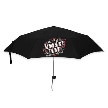 Only for real minibike fans - Umbrella (small) - black - Front