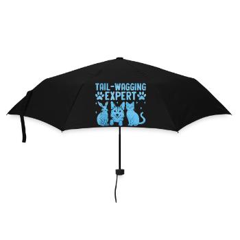 Tail Wagging Expert Verterinarian Animal Lover - Umbrella (small) - black - Front