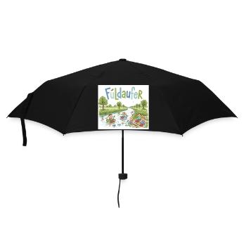 Fuldaufer: River Adventure ! - Umbrella (small) - black - Front