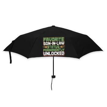 Mother In Law Retro Funny Father In Law - Umbrella (small) - black - Front