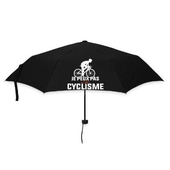 Ich kann nicht, ich habe Radfahren. - Regenschirm (klein) - Schwarz - Vorne