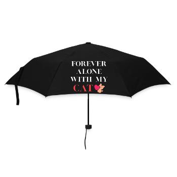 Toujours seul avec mon chat - Parapluie standard - noir - Devant