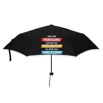 Voyage dans le temps - Parapluie standard - noir - Devant