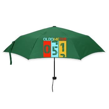 51 Retro Vintage 51 Birthday Design - Parapluie standard - vert bouteille - Devant