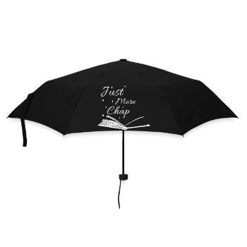 Einfach noch ein Buchbuch-T-Shirt - Regenschirm (klein) - Schwarz - Vorne
