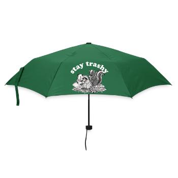 Reste Raton laveur Opossum Skunk - Parapluie standard - vert bouteille - Devant