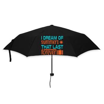 Dream of summer forever - Umbrella (small) - black - Front