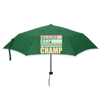 Summer Camp Champ Fun Kids Outdoor Adventure - Umbrella (small) - bottlegreen - Front