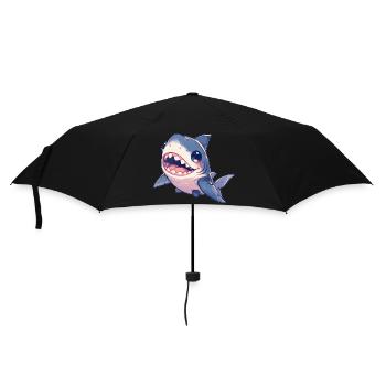 Haie Hai - Regenschirm (klein) - Schwarz - Vorne