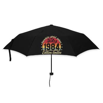 Anniversaire Juillet 1984 Vintage Cadeau - Parapluie standard - noir - Devant