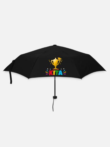 Kita - Regenschirm (klein) - Schwarz