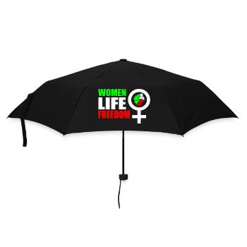Women life freedom - Regenschirm (klein) - Schwarz - Vorne