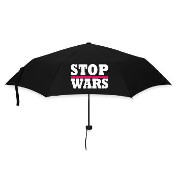 Stop wars - Umbrella (small) - black - Front