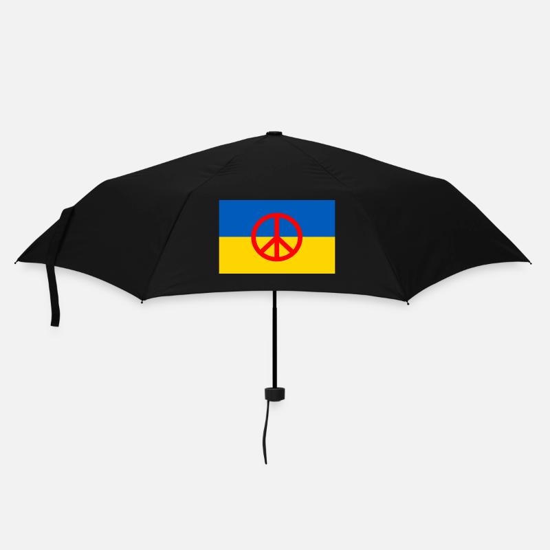 Ukraine - Regenschirm (klein) - Schwarz