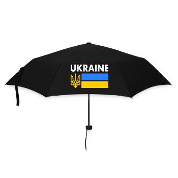 Ukraine - Umbrella (small) - black - Front