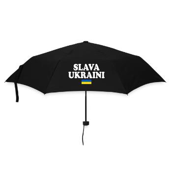 Slava ukraini - Umbrella (small) - black - Front