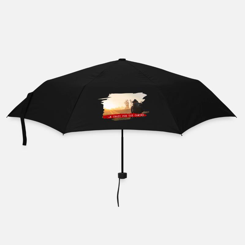 Fou pour le Camino - Parapluie standard - noir
