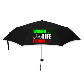 Women life freedom iran - Regenschirm (klein) - Schwarz - Vorne