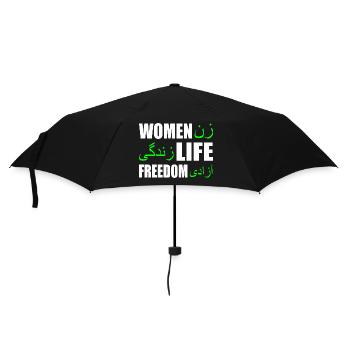 Women life freedom زن زندگی آزادی - Regenschirm (klein) - Schwarz - Vorne