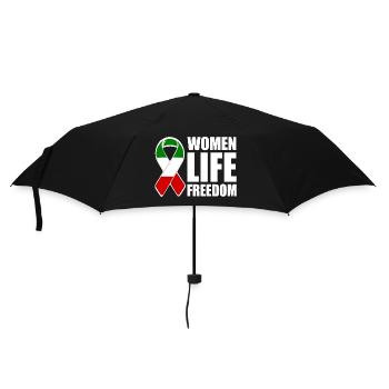 Women life freedom - Umbrella (small) - black - Front