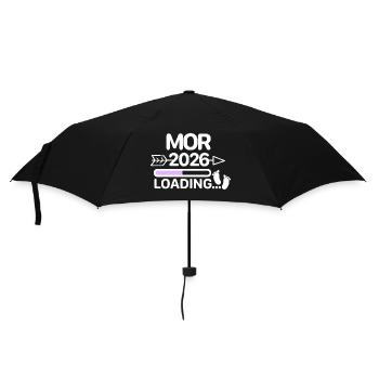 Mor 2027 Danish Pregnancy Announcement - Umbrella (small) - black - Front
