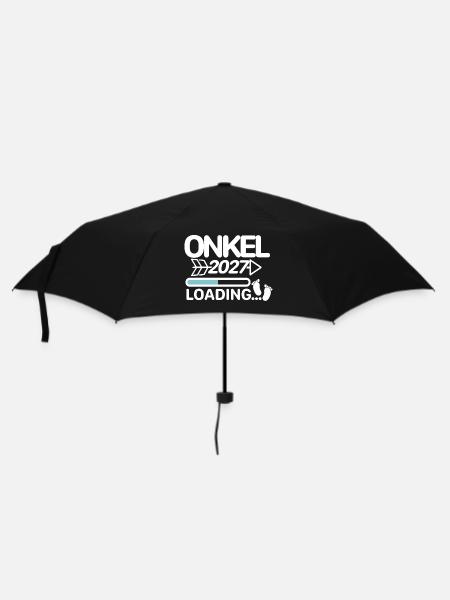 Onkel 2027 - Regenschirm (klein) - Schwarz