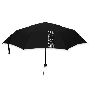 Anniversaire 1949 Mai 1949 Millésime 1949 Légende 75 - Parapluie standard - noir - Devant