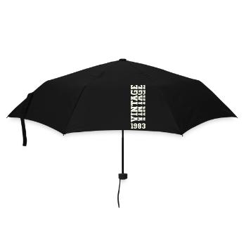 40th Birthday Man Vintage 1983 Vintage - Umbrella (small) - black - Front