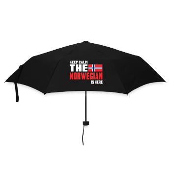 Keep Calm The Norwegian / Norvège / Cadeau - Parapluie standard - noir - Devant