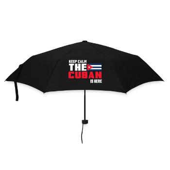 Keep Calm The Cuban is Here Cuba - Umbrella (small) - black - Front