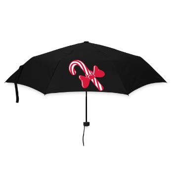 sweets gift christmas candy cane yummy - Umbrella (small) - black - Front