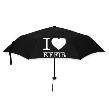 I LOVE KEFIR - Umbrella (small) - black - Front