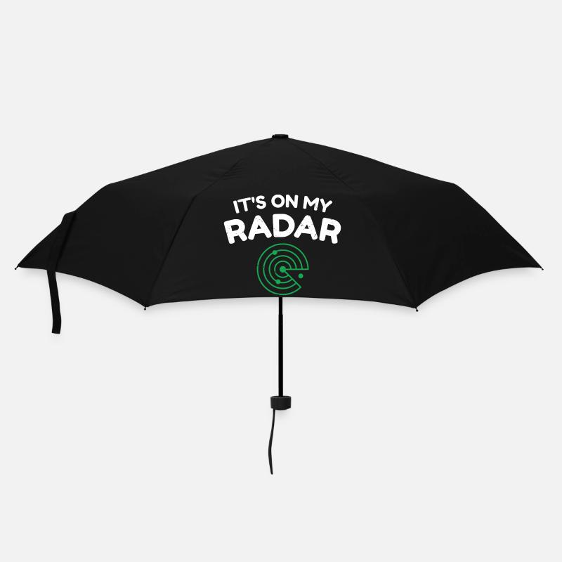 It's on my radar - Regenschirm (klein) - Schwarz