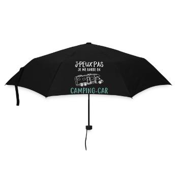 Camping Car Je Peux Pas Je Me Barre En Camping Car - Parapluie standard - noir - Devant