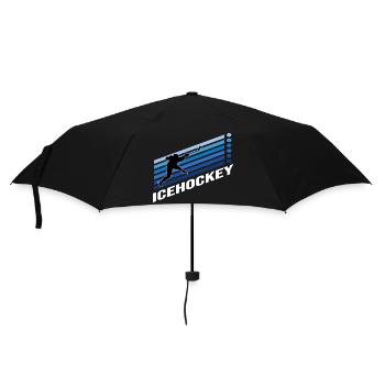 hockey sur glace hockey sur glace sports d’hiver pénalité rondelle - Parapluie standard - noir - Devant