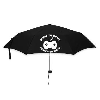 Joueur Disant Gamble Gamer Drôle Cadeau Gaming - Parapluie standard - noir - Devant
