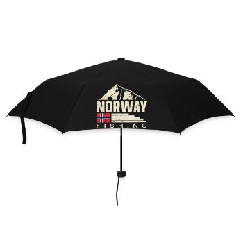 Norvège Fishing Angler Fishing Tour - Parapluie standard - noir - Devant