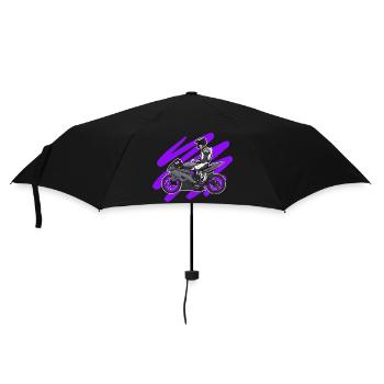 Motorcycle Lifestyle / Motorcycle / Motorcycle biker - Umbrella (small) - black - Front
