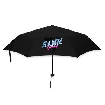 Hamm Germany City Skyline Vintage Retro - Umbrella (small) - black - Front